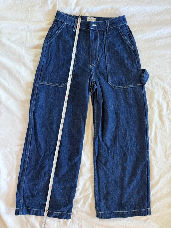 Back Beat Co. Relaxed Indigo  Utility Work Jeans size 6 - Picture 3 of 15